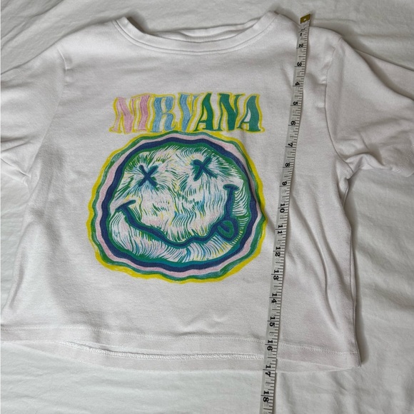 Nirvana Smiley Graphic T-Shirt - Picture 5 of 7